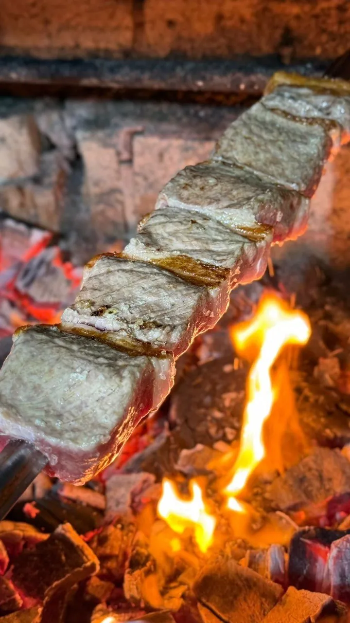 Espeto na brasa